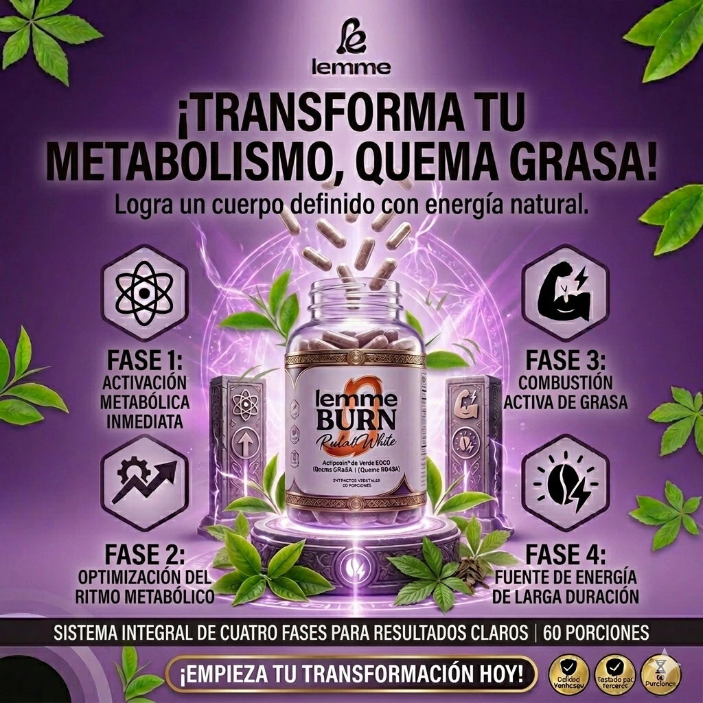 🚨 LEMME BURN: El secreto para bajar de peso más rápido